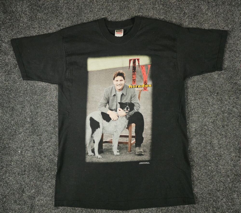 Vintage 90s Ty Herndon The Ty Tour 1998 Ride The West Shirt Mens Size Large